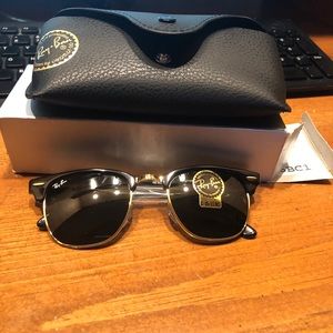 NWT ray ban club master sunglasses
